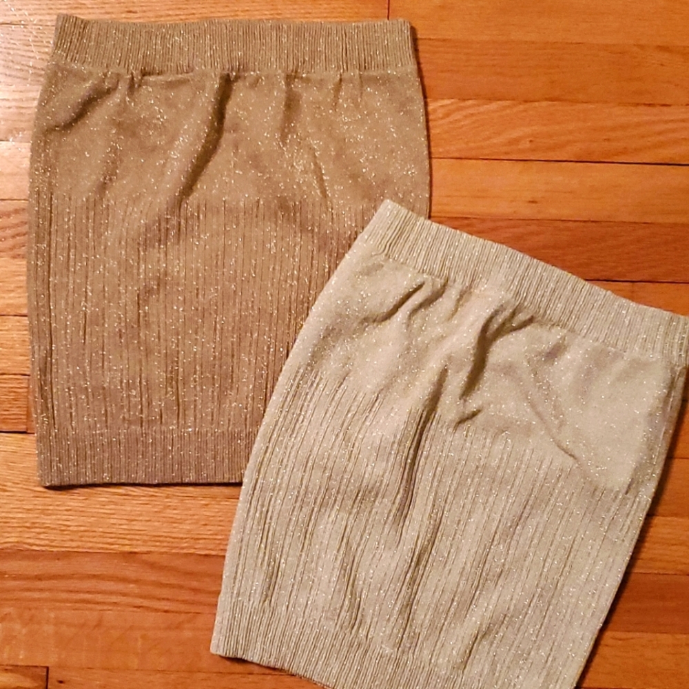 Metallic tube tops